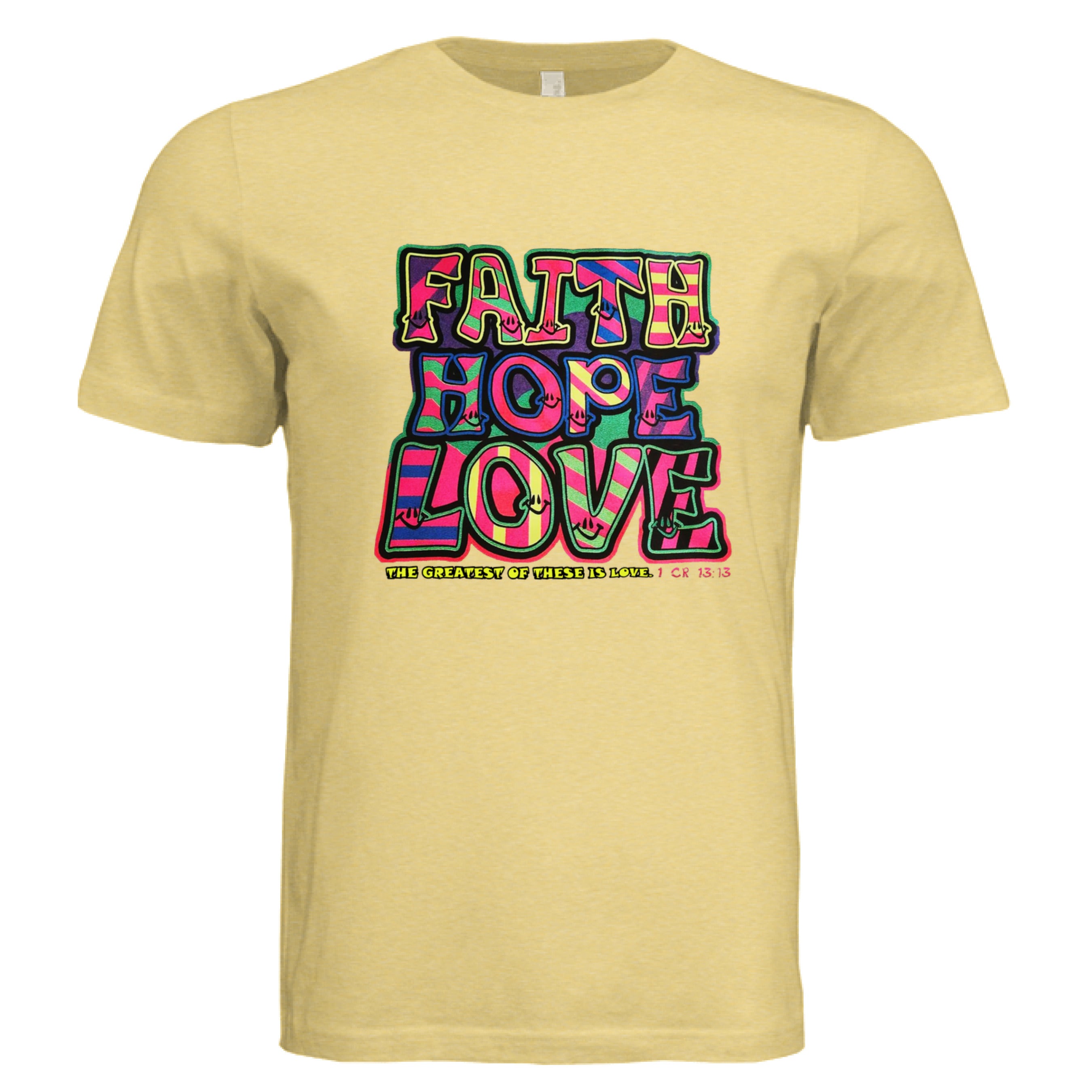 Pale Yellow Triblend - FRONT