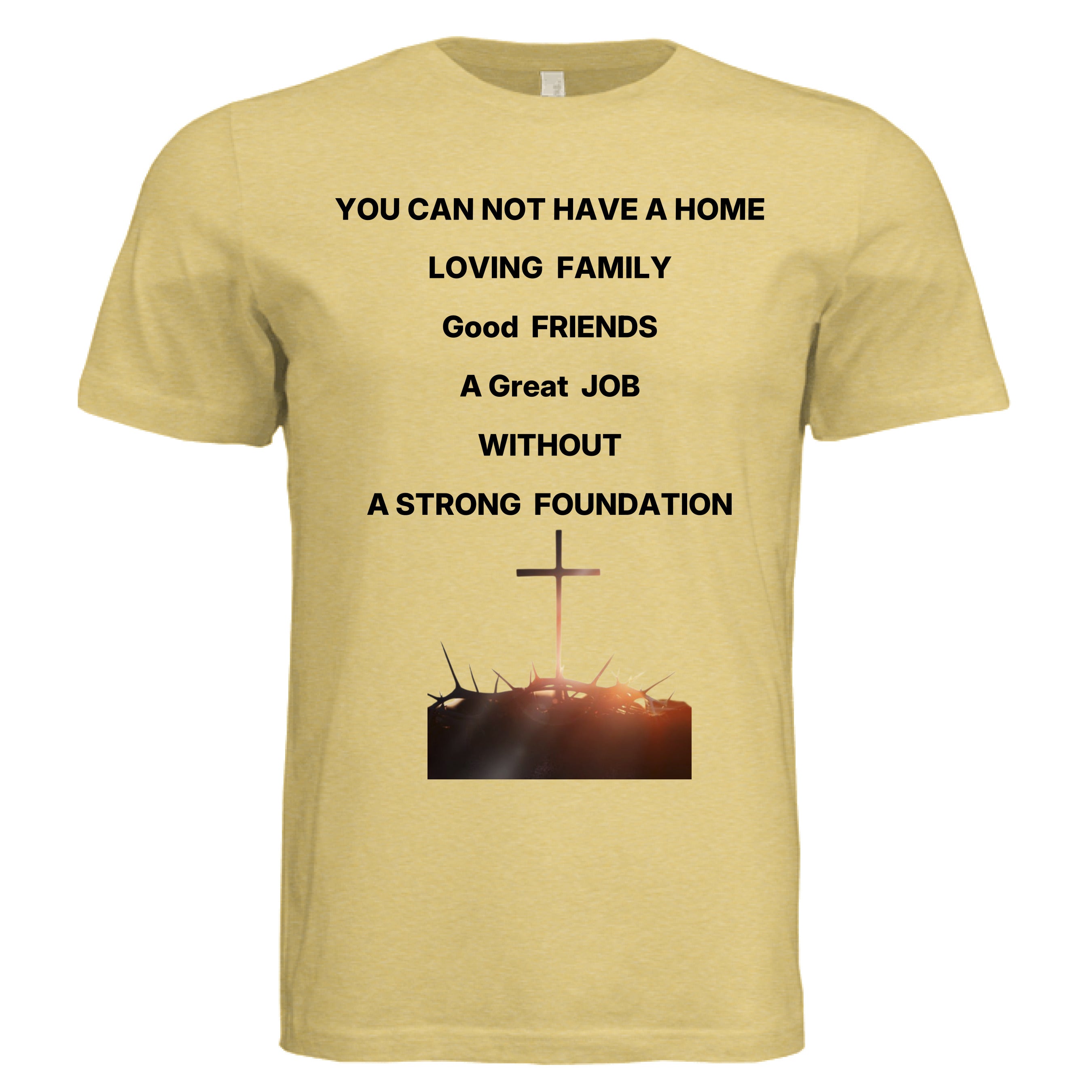 Mustard Triblend - FRONT