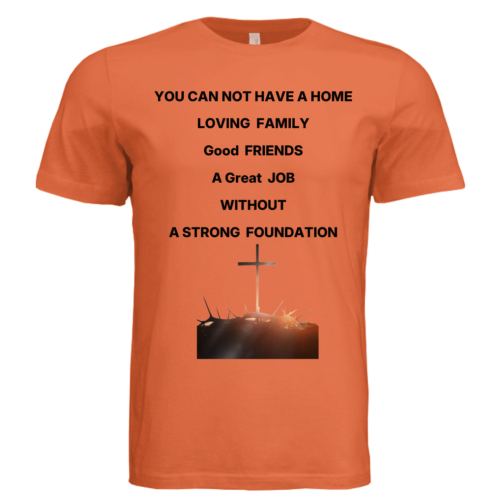 Solid Orange Triblend - FRONT