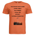 Solid Orange Triblend - FRONT