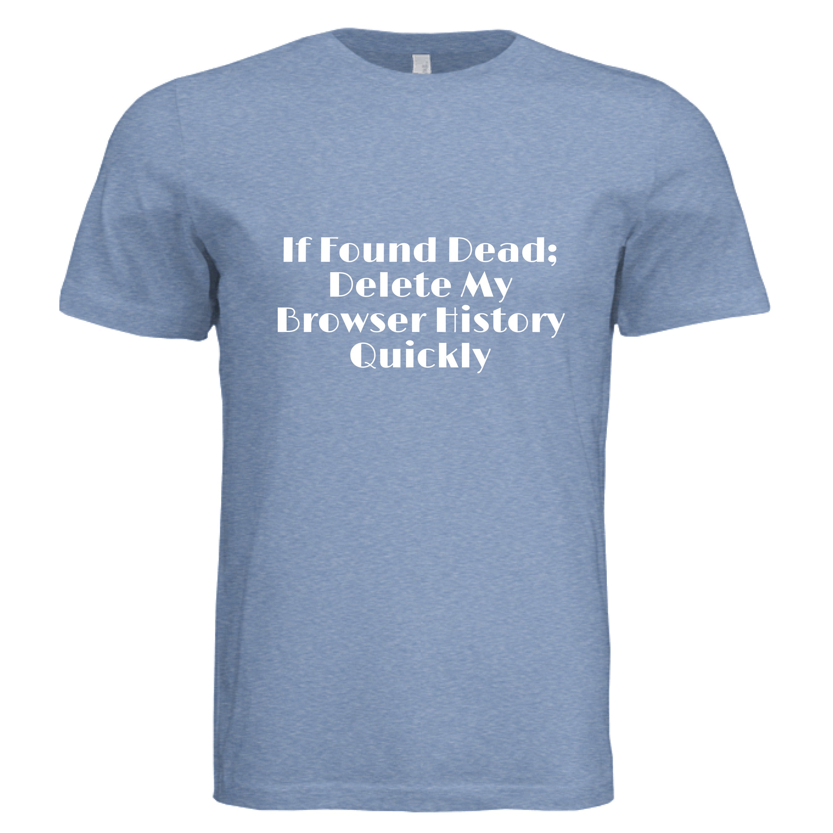 Solid Blue Triblend - FRONT