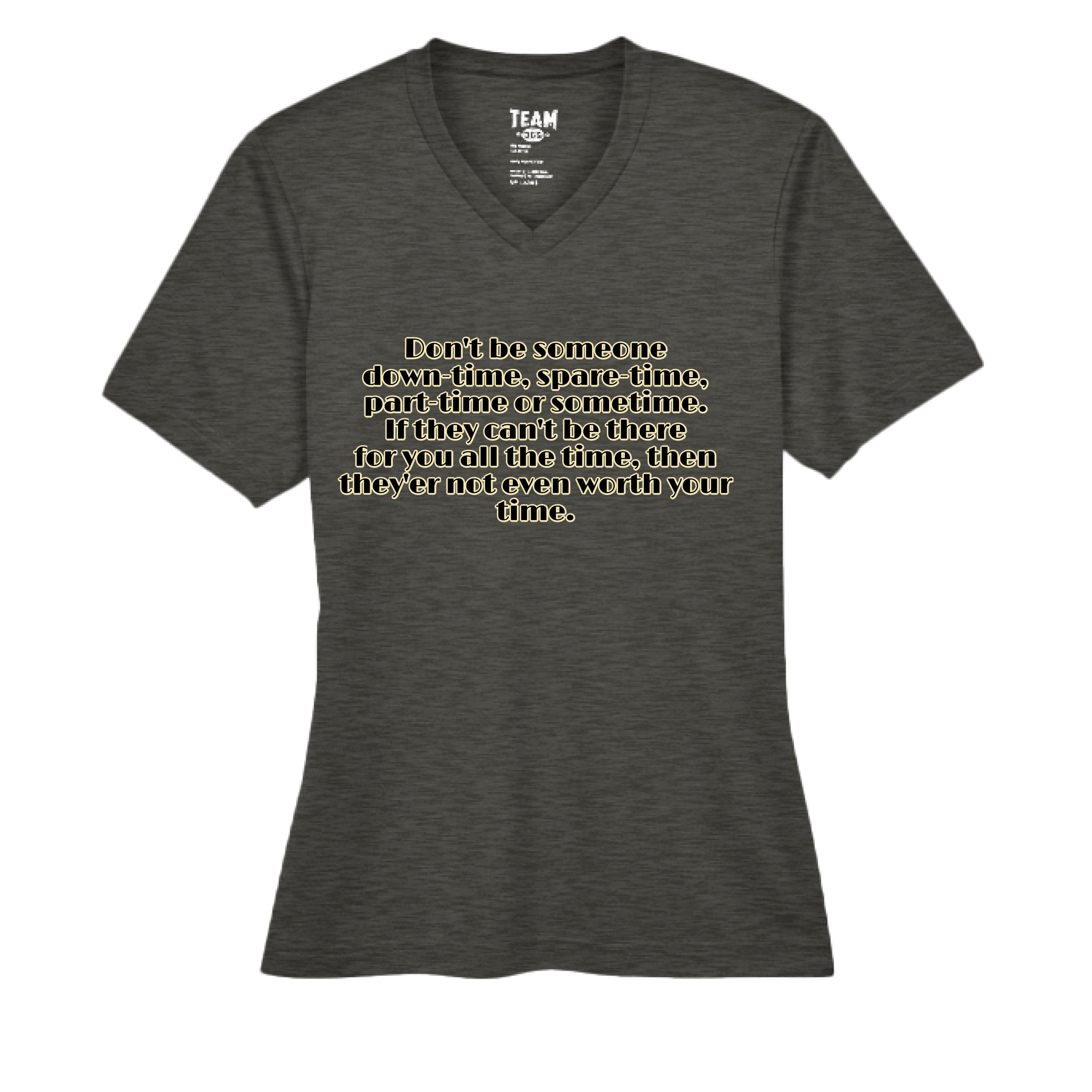 BLACK HEATHER - FRONT