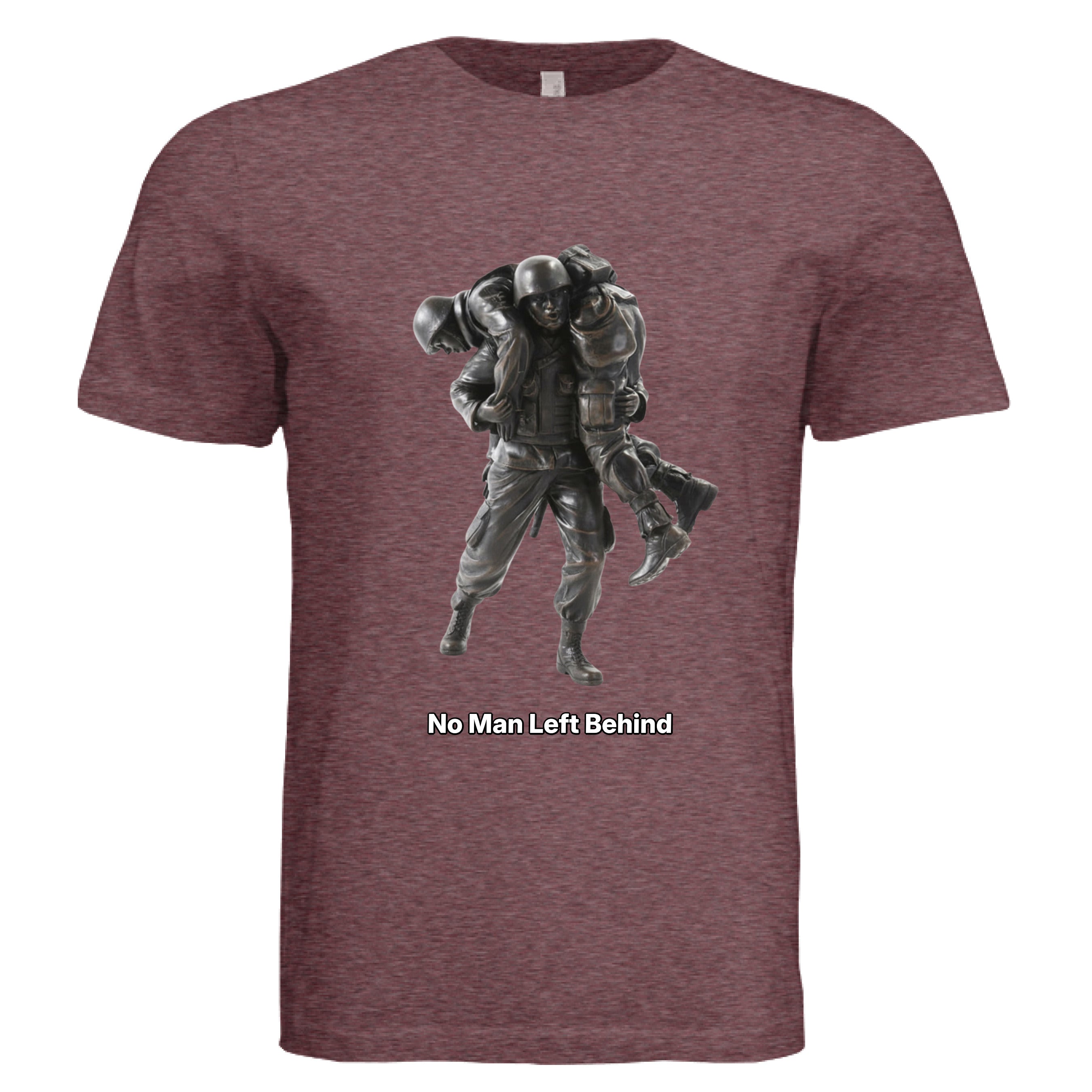 MAROON TRIBLEND - FRONT