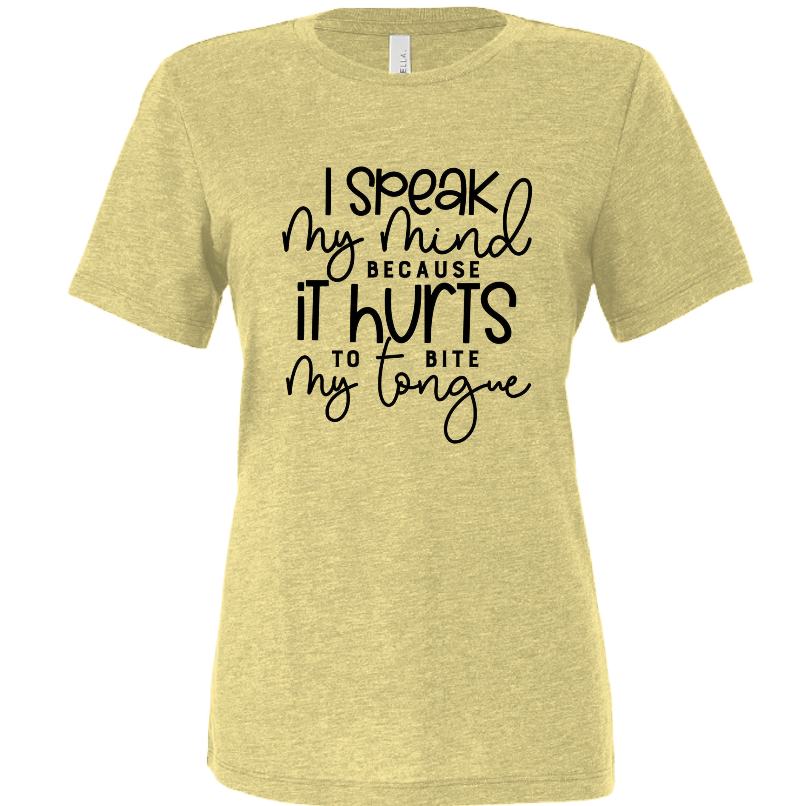 Pale Yellow Triblend - 6413 - FRONT