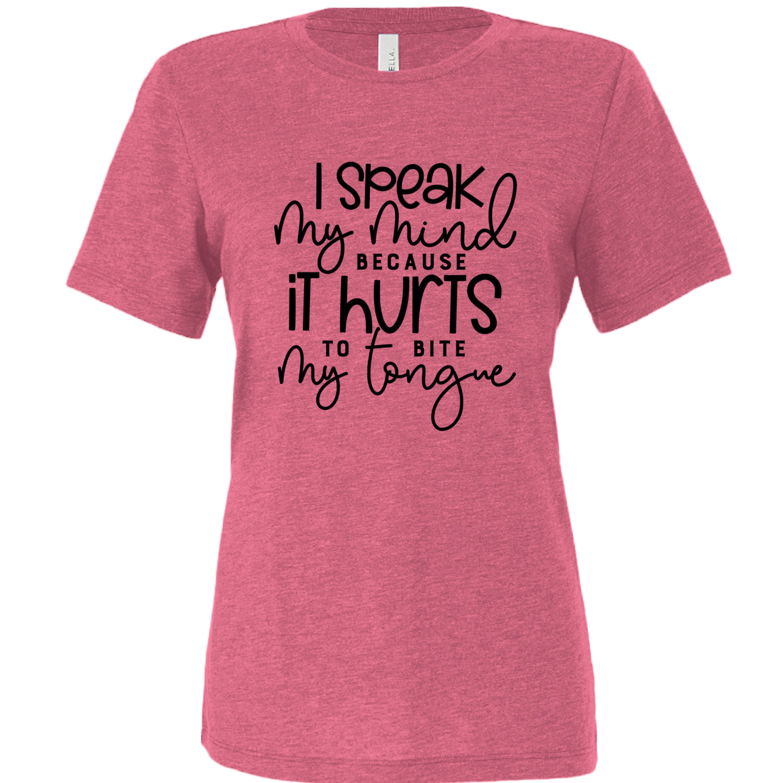 Char Pink Triblend - 6413 - FRONT