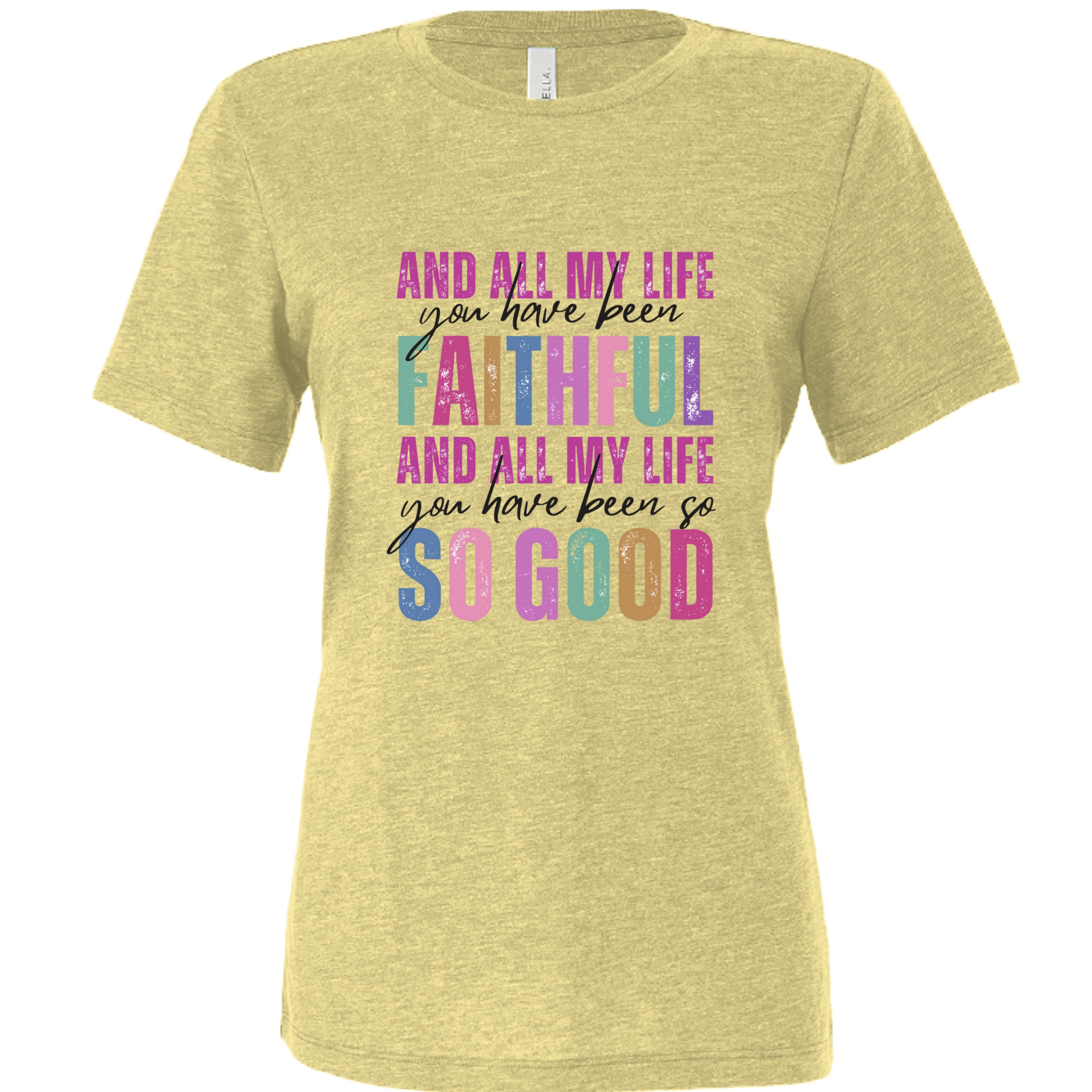 Pale Yellow Triblend - 6413 - FRONT